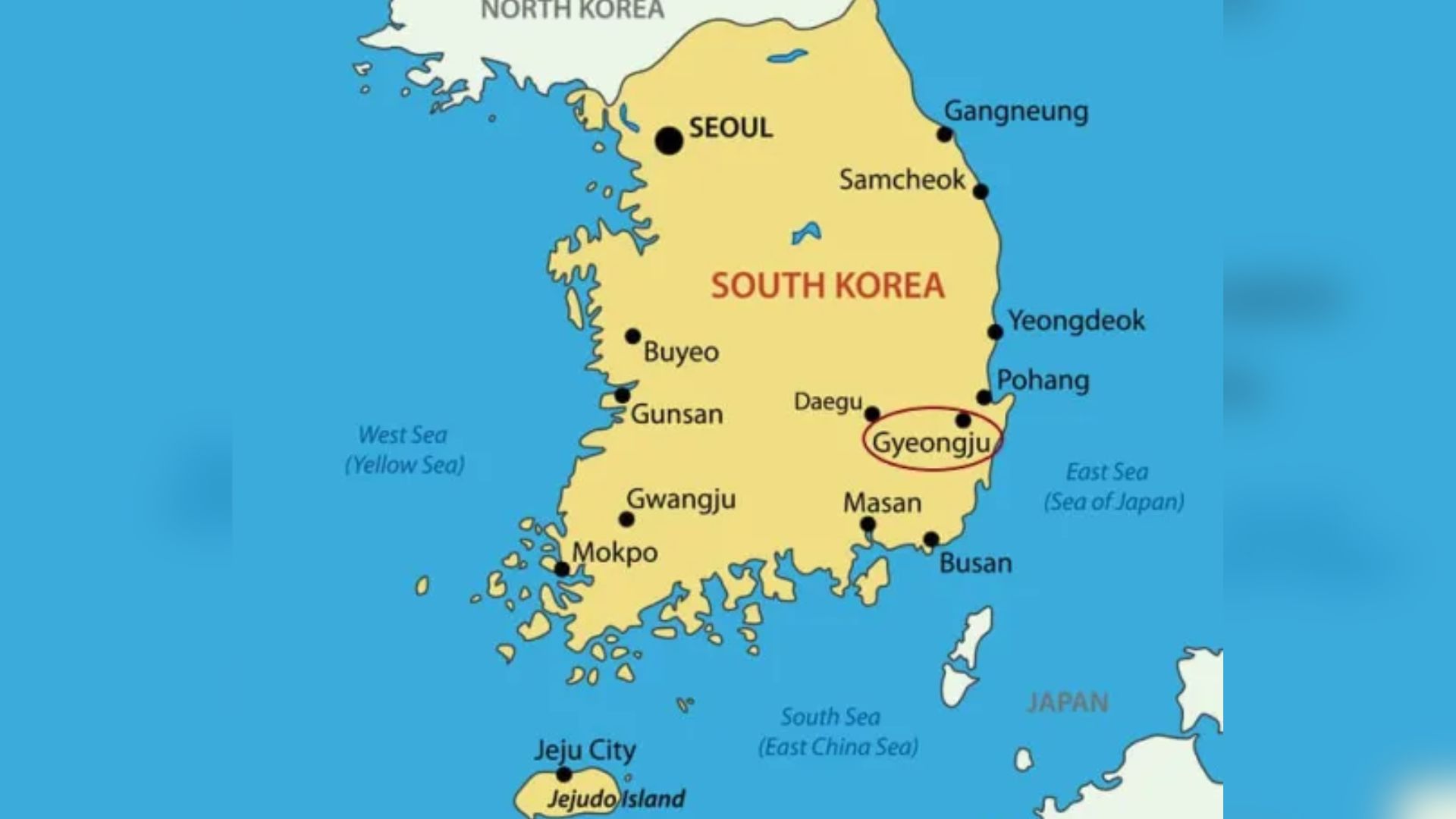 कोरियाको दक्षिणपूर्वी सहर ग्योङजुमा भूकम्प 